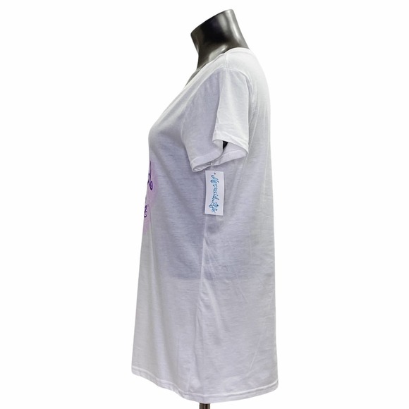 MERMAID Life Short Sleeve V-neck Graphic T-Shirt - Picture 3 of 10